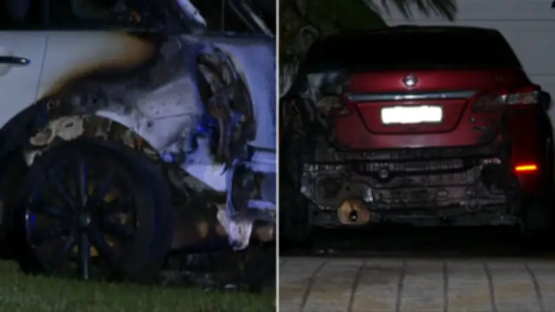 Suspected Firebombing Destroys Two Cars in Sydney Suburb