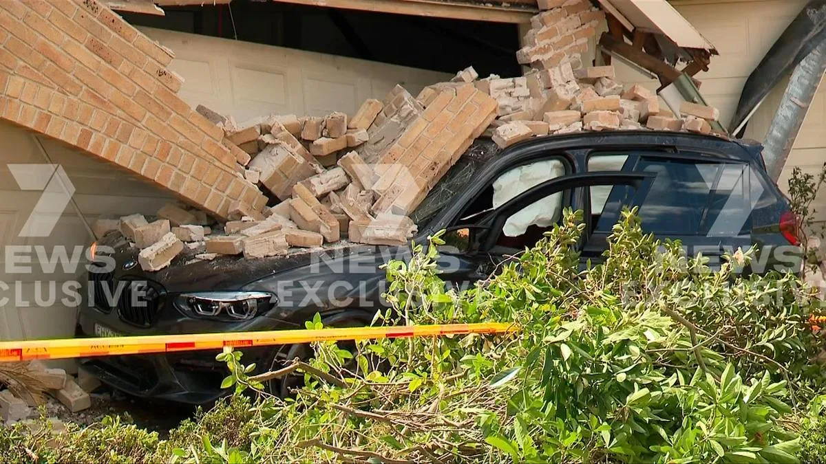 Teen Driver Crashes Car Into Kellyville Home, Causing Extensive Damage