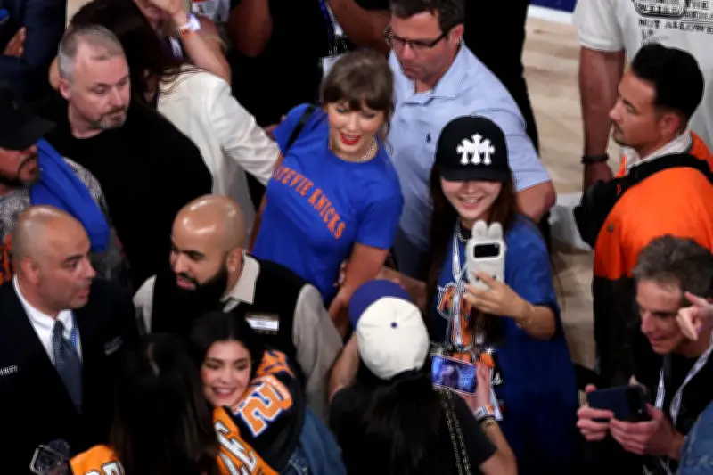 Taylor Swift Leads Star-Studded NBA Finals Crowd as Knicks Take 3-1 Lead