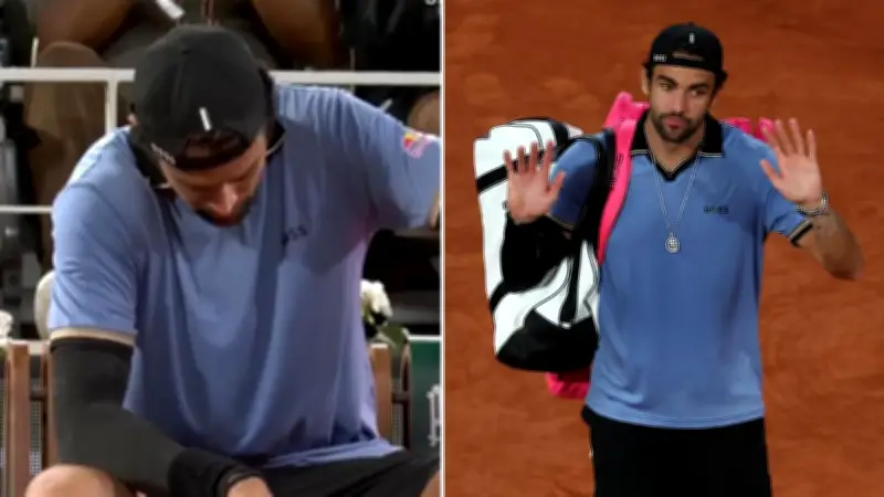 Tennis Star Berrettini in Tears After French Open Injury Retirement