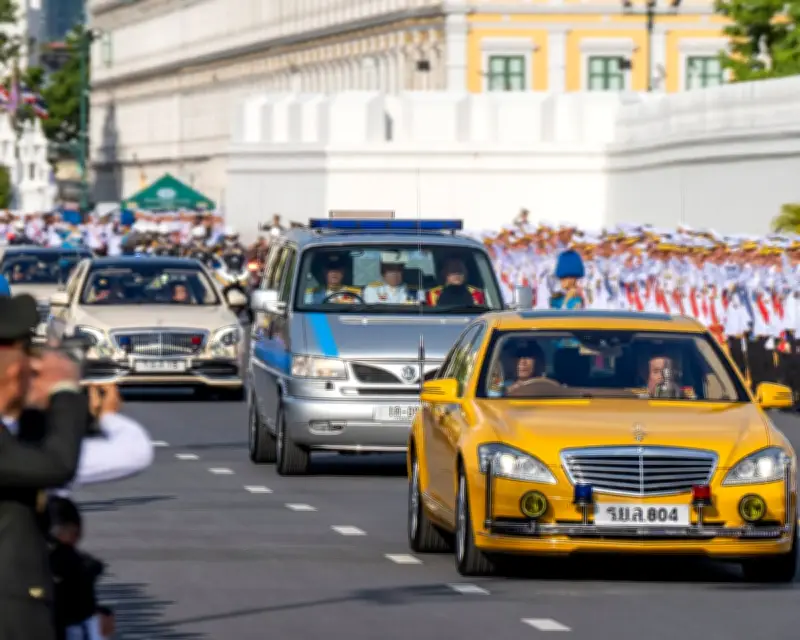 Thailand Holds Grand Royal Funeral Procession for Princess Bha in Bangkok