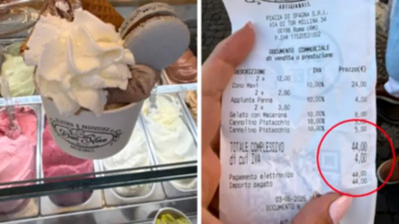 Tourist Slams Rome Gelateria for $70 Gelato Bill, Calls It a 'Trap'