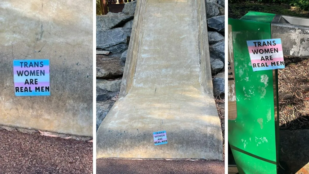 Transphobic Stickers in Subiaco Not Classified as Hate Crime