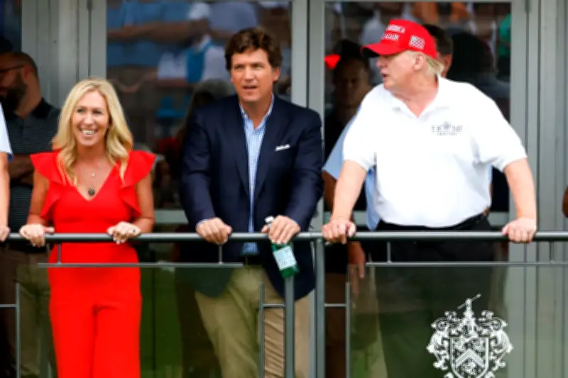 Tucker Carlson and Marjorie Taylor Greene Deepen Republican Rift