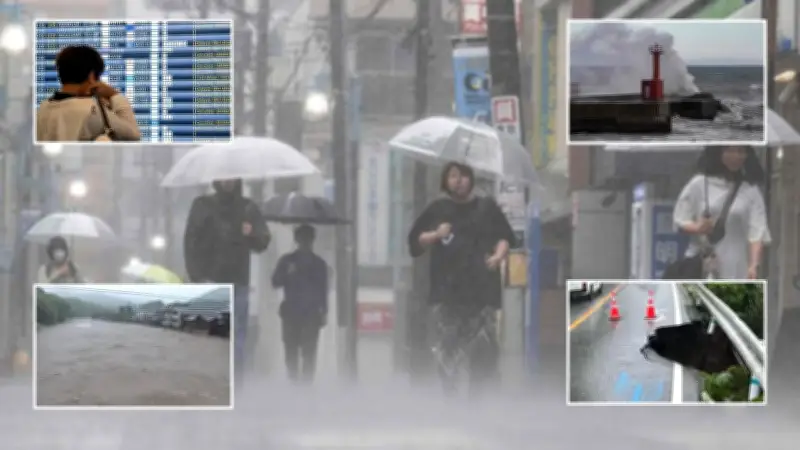 Typhoon Jangmi Devastates Japan, Forces Evacuation of 1.6 Million