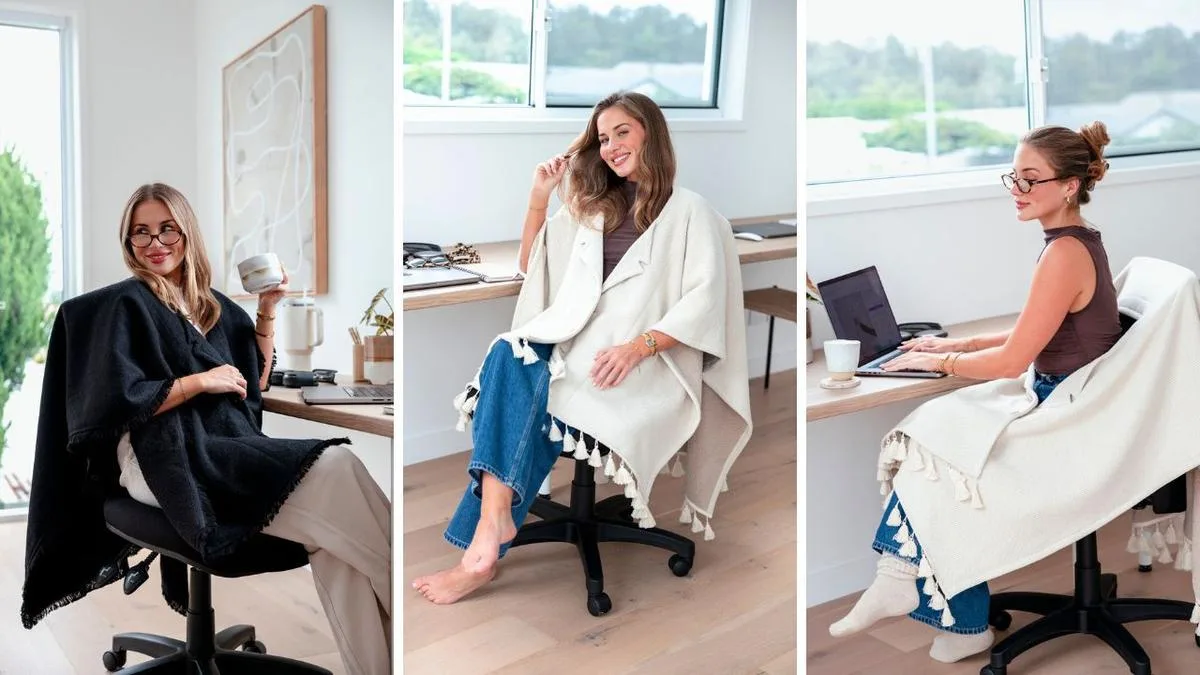 Viral Office Chair Blanket 'Warmür' Hits 500,000 Sales, Featured in Oscar Swag Bags