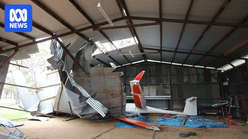 Warwick Aerodrome Roof Torn Off In Queensland Storms