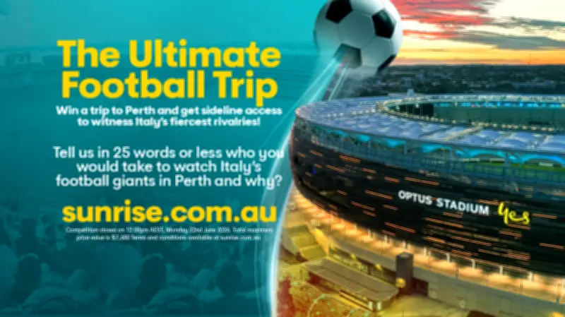 Win a Trip to Watch Italian Football Giants in Perth