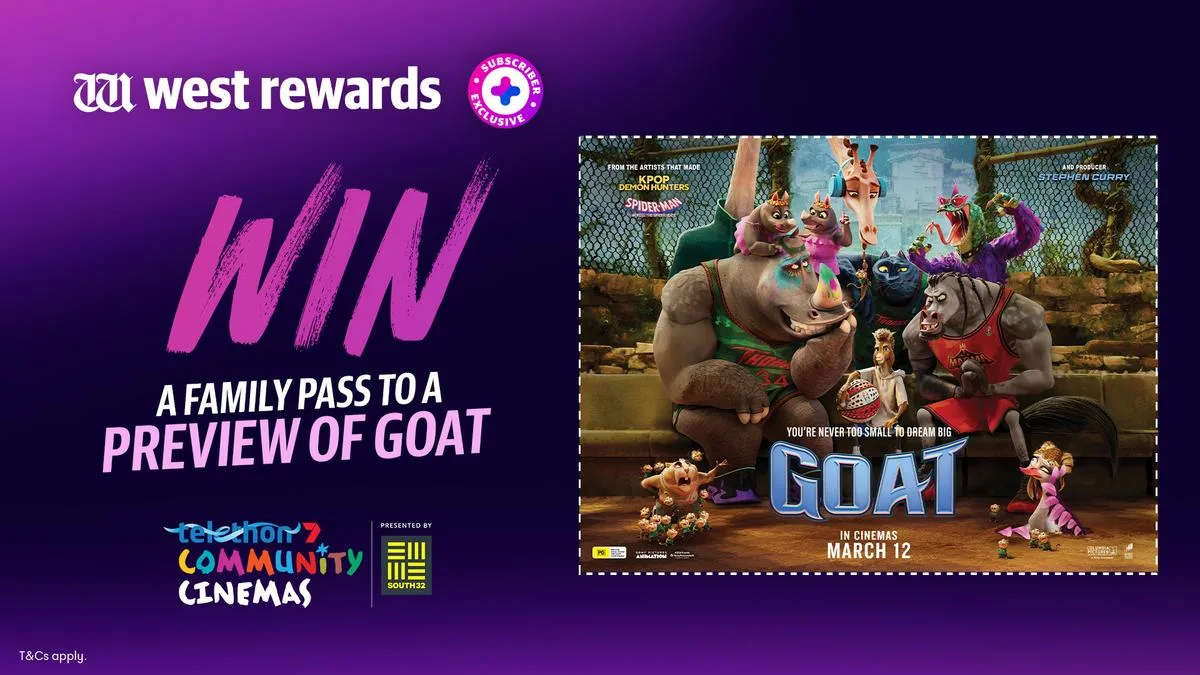 Win Family Passes to Exclusive GOAT Preview at Telethon Cinemas