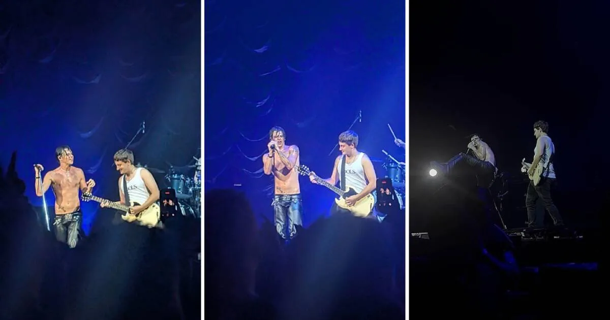 Wollongong Fan Plays Guitar Upside Down with Yungblud at Sydney Concert
