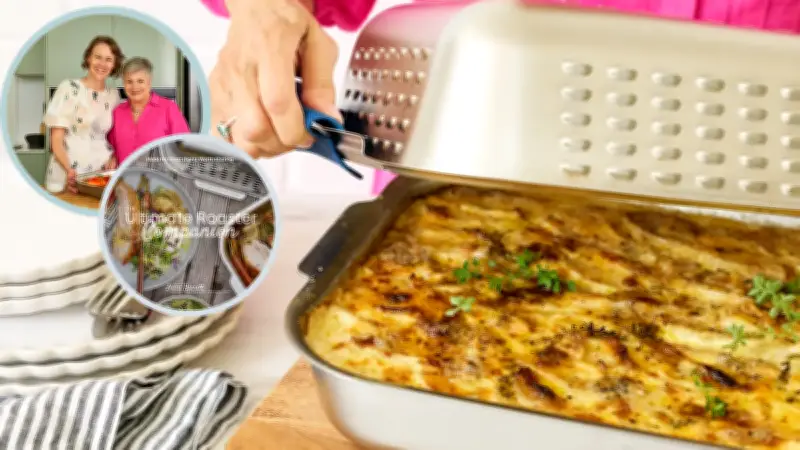 World-First Vented Roasting Pan Eliminates Oven Splatter Mess