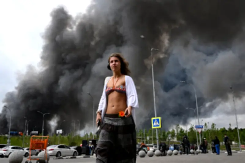 World in Photos: Ukraine Strikes, G7 Protests, Wildfires, Messi's Hat-Trick
