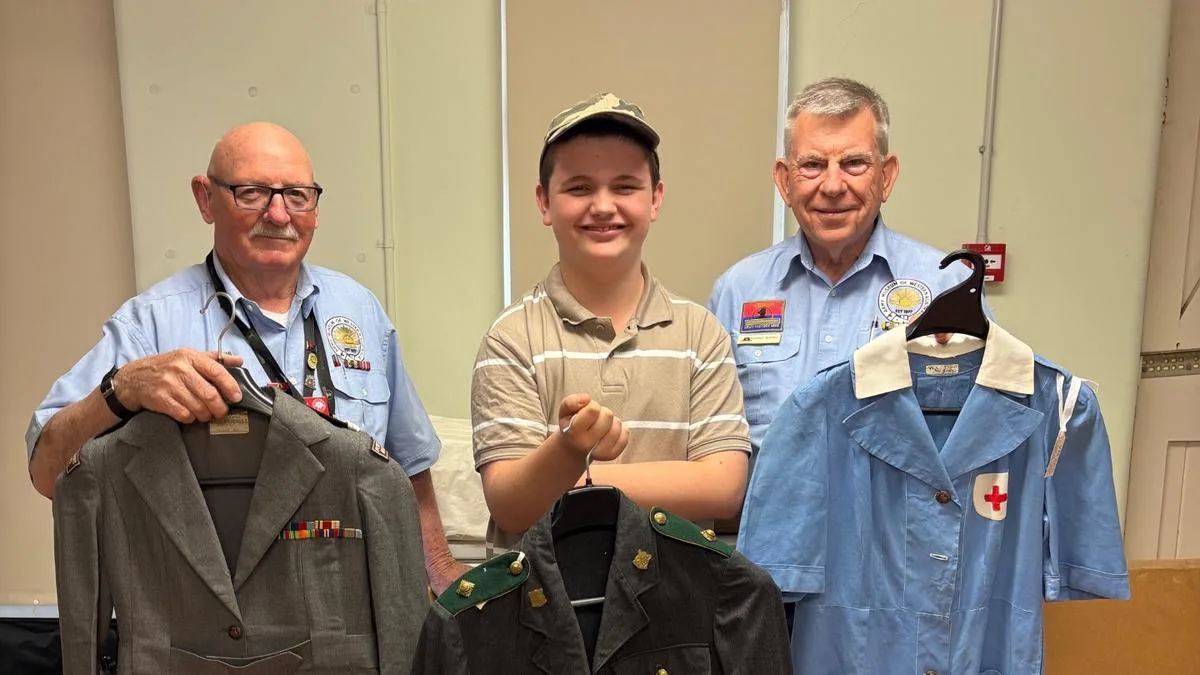 Perth's Youngest Curator, 13, Leads WWII Mateship Exhibition