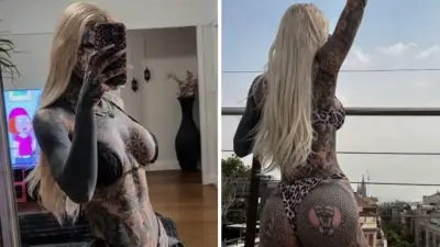 Australia's most tattooed woman flies to Spain for illegal procedures