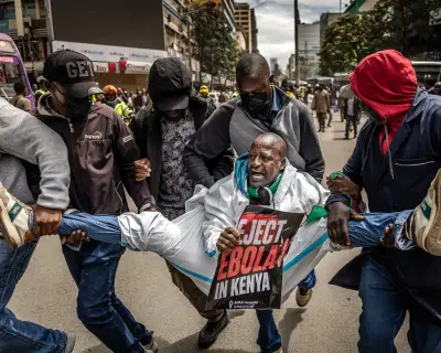 Global Photos: Gaza Exams, Kenya Protest, Ukraine Aftermath