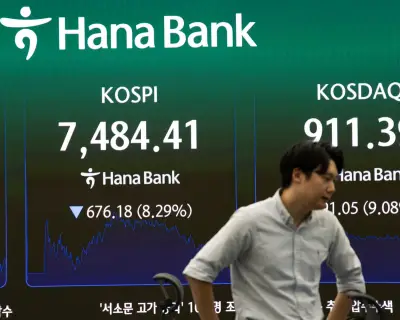 Global stock markets fall on tech fears and Middle East oil jitters