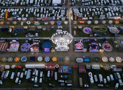 Hopping Travelling Funfair Brings Joy to Newcastle in Pictures