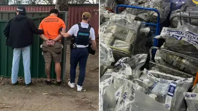 Largest cocaine bust in Australian history: 2.7 tonnes seized, 8 arrested