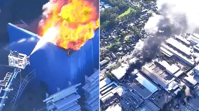 Major Fire Tears Through Storage Facility in Sydney's Southwest
