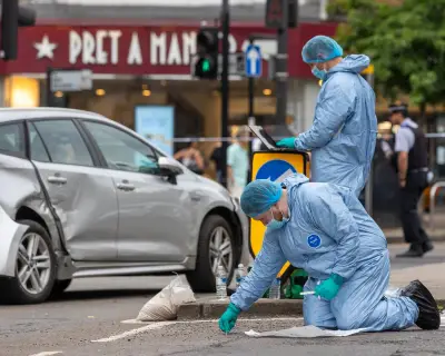 Man Arrested on Suspicion of Attempted Murder After Car Hits Pedestrians in London