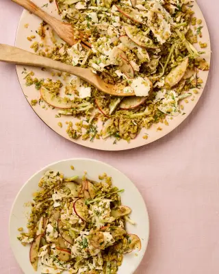 Meera Sodha's Vegan Freekeh Salad with Fennel, Apple, Tofu and Dill