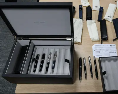 Montblanc Pens and Le Creuset Ramekins Found in Police Photos of Peter Murrell's Spending