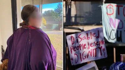 NDIS participant fears cuts as she can't afford carer for rally