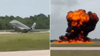 Private Jet Crashes at Dominican Republic Airport, Bursts into Flames