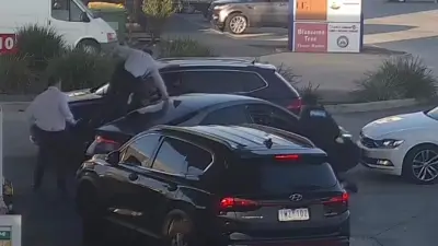 Six charged after dramatic petrol station arrest ends Melbourne crime spree