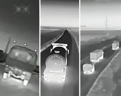 Ukraine's Drone Campaign Turns Russian Supply Route into 'Highway of Death'