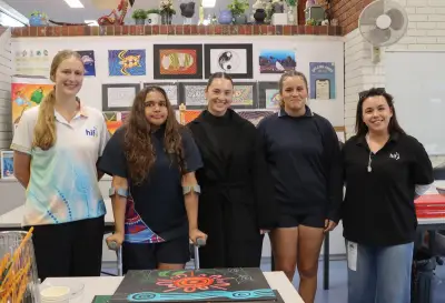 Young First Nations women artists take centre stage in Perth CBD NAIDOC Week exhibition
