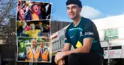 Canberra World Cup live site Armani La Vella forces Garema Place backflip