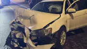 Dashcam Captures Alleged Drink Driver in Head-On Crash