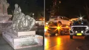 French National Allegedly Crashes into Historic Sydney Fountain