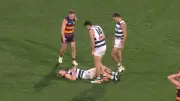 Geelong's Tom Stewart out with concussion for crucial Suns clash