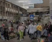 Kyiv's Lukianivska Square: Life Under Constant Russian Bombardment