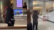 Man arrested after walking through Melbourne shopping centre with large butcher's knife