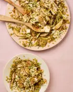 Meera Sodha's Vegan Freekeh Salad with Fennel, Apple, Tofu and Dill
