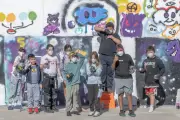 Merriwa Students Transform Park Wall into Colourful Mural Space