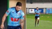 Mitch Moses trains separately as NSW Blues monitor hamstring injury