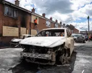 Police Fire Plastic Bullets to Contain Race Riots in Northern Ireland