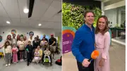 Sunrise Star Sam Mac Meets Brave Kids at Sydney Sick Kids Day