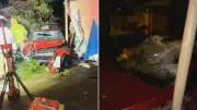 Teen Girls Lucky to Be Alive After Stolen Car Crashes Into Queensland Home