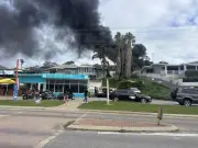 Thick smoke billows as shed fire erupts in Dawesville, Mandurah
