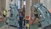 Worker narrowly avoids being crushed by three-tonne coin press at Royal Australian Mint