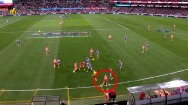 AFL Interchange Steward Misses Warner Infringement After Callaghan Penalty