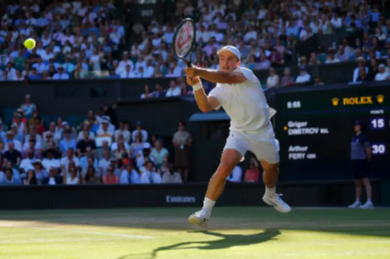 Arthur Fery outlasts Grigor Dimitrov in five-set Wimbledon thriller