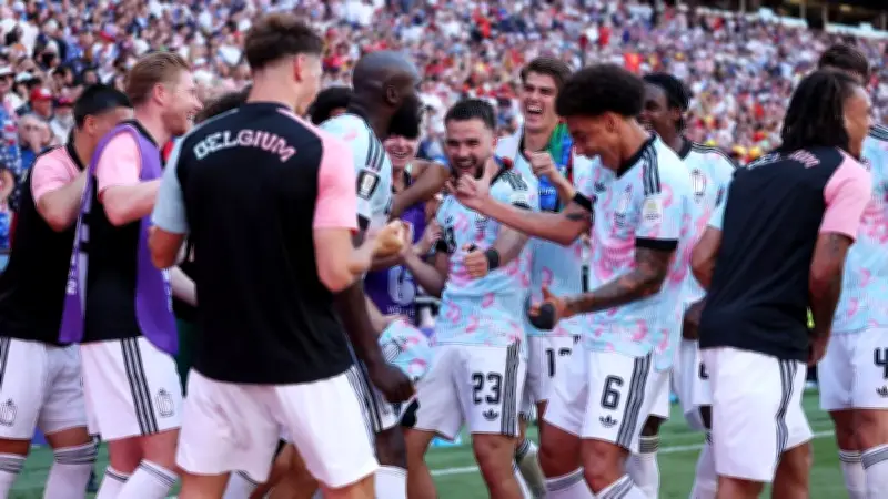 Belgium troll US with 'overturn this' after World Cup win