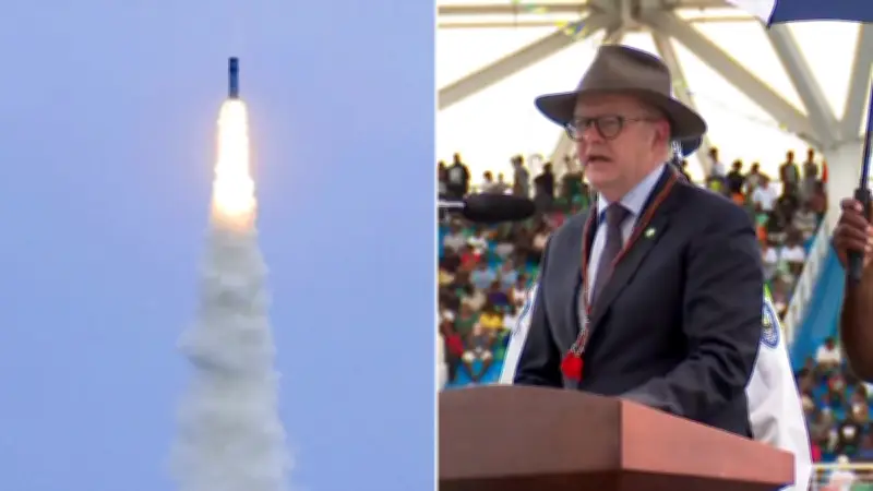 China's Nuclear Missile Test Near Solomon Islands Rattles Pacific During Albanese Visit