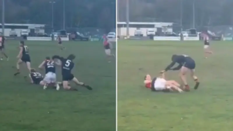 Country footballer suspended two weeks for striking teen opponent